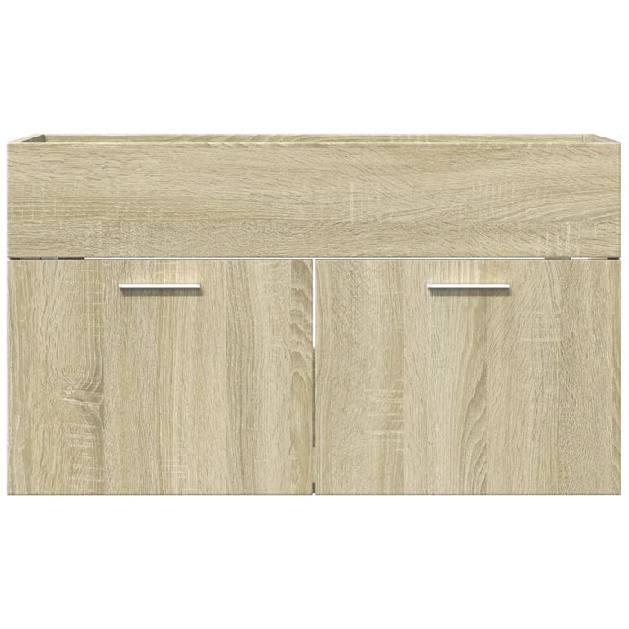 Mobile Sottolavabo Rovere Sonoma 80x38,5x46cm Legno Multistrato 856209