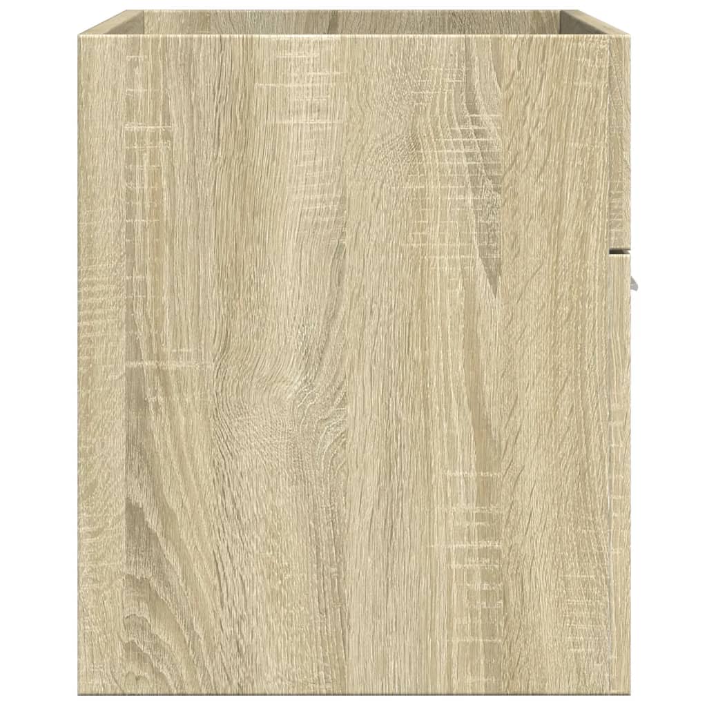 Mobile Sottolavabo Rovere Sonoma 80x38,5x46cm Legno Multistrato 856209