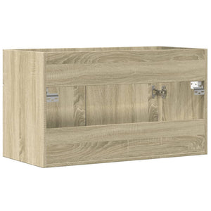 Mobile Sottolavabo Rovere Sonoma 80x38,5x46cm Legno Multistrato 856209