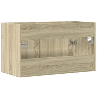 Mobile Lavabo Bagno Rovere Sonoma 90x38,5x46 cm Multistrato 856213