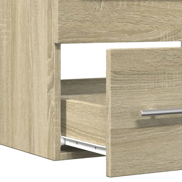 Mobile Lavabo Rovere Sonoma 60x38,5x48 cm in Legno Multistrato 856223