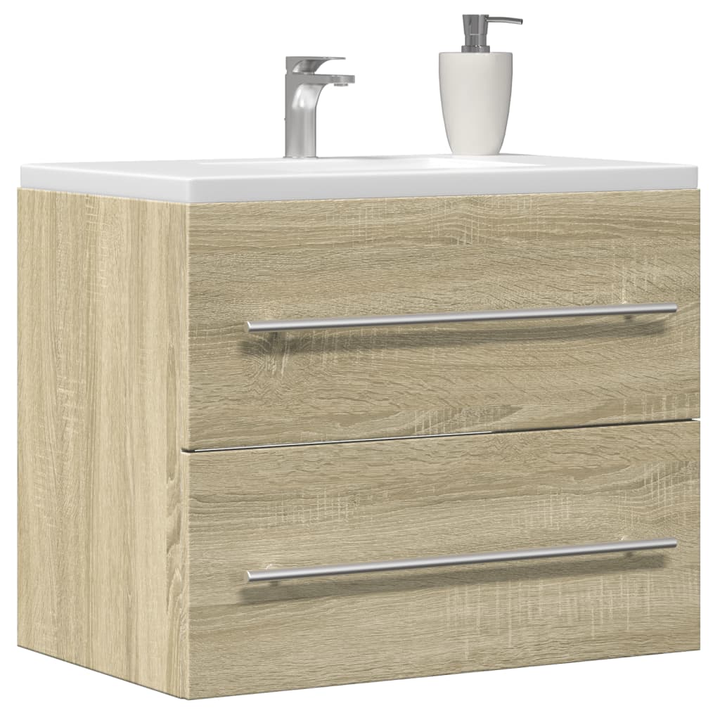 Mobile Lavabo Rovere Sonoma 60x38,5x48 cm in Legno Multistrato 856223