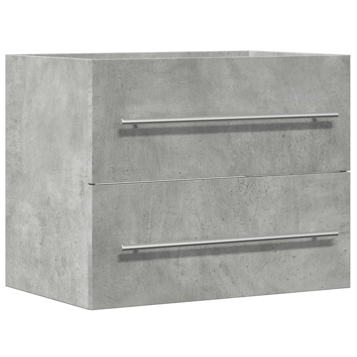 Mobile Lavabo Grigio Cemento 60x38,5x48 cm in Legno Multistrato 856224