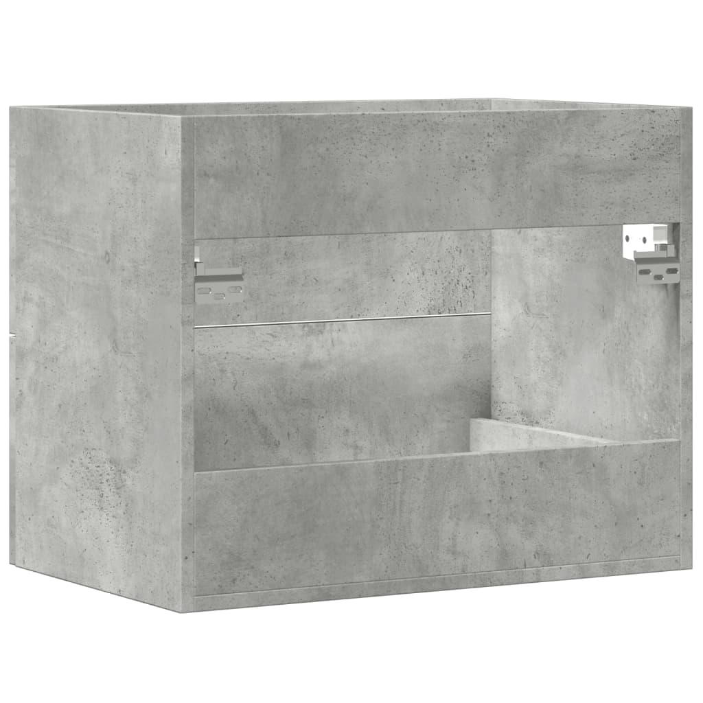 Mobile Lavabo Grigio Cemento 60x38,5x48 cm in Legno Multistrato 856224