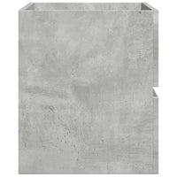 Mobile Pensile da Bagno Grigio Cemento 80x38,5x45 cm Truciolato 856245