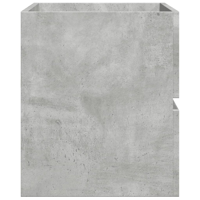 Mobile Pensile da Bagno Grigio Cemento 80x38,5x45 cm Truciolato 856245