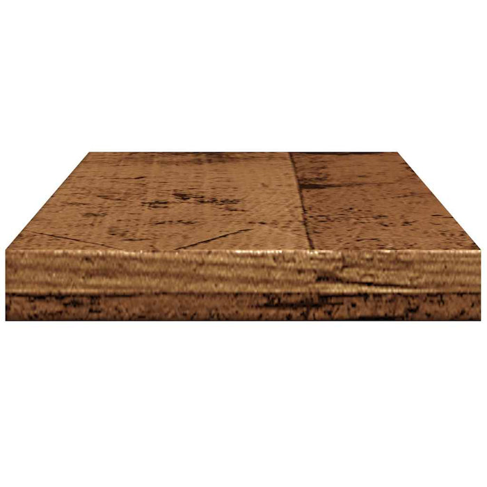 Mensole a Parete 4 pz Legno Antico 40x20x1,5 cm in Truciolato 856291