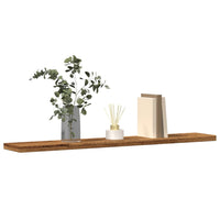 Ripiani Libreria 4 pz Legno Vecchio 60x10x1,5 cm in Truciolato 856295