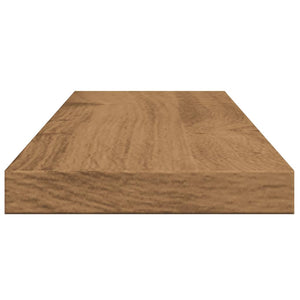 Mensole Parete 4pz Rovere Artigianale 60x20x1,5cm in Truciolato 856298