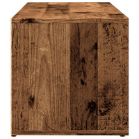 Panchina con Scarpiera Legno Antico 105x35x35 cm in Truciolato 856410