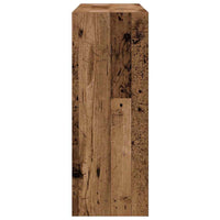 Tavolino Consolle Legno Antico 78x30x80 cm in Truciolato 856620