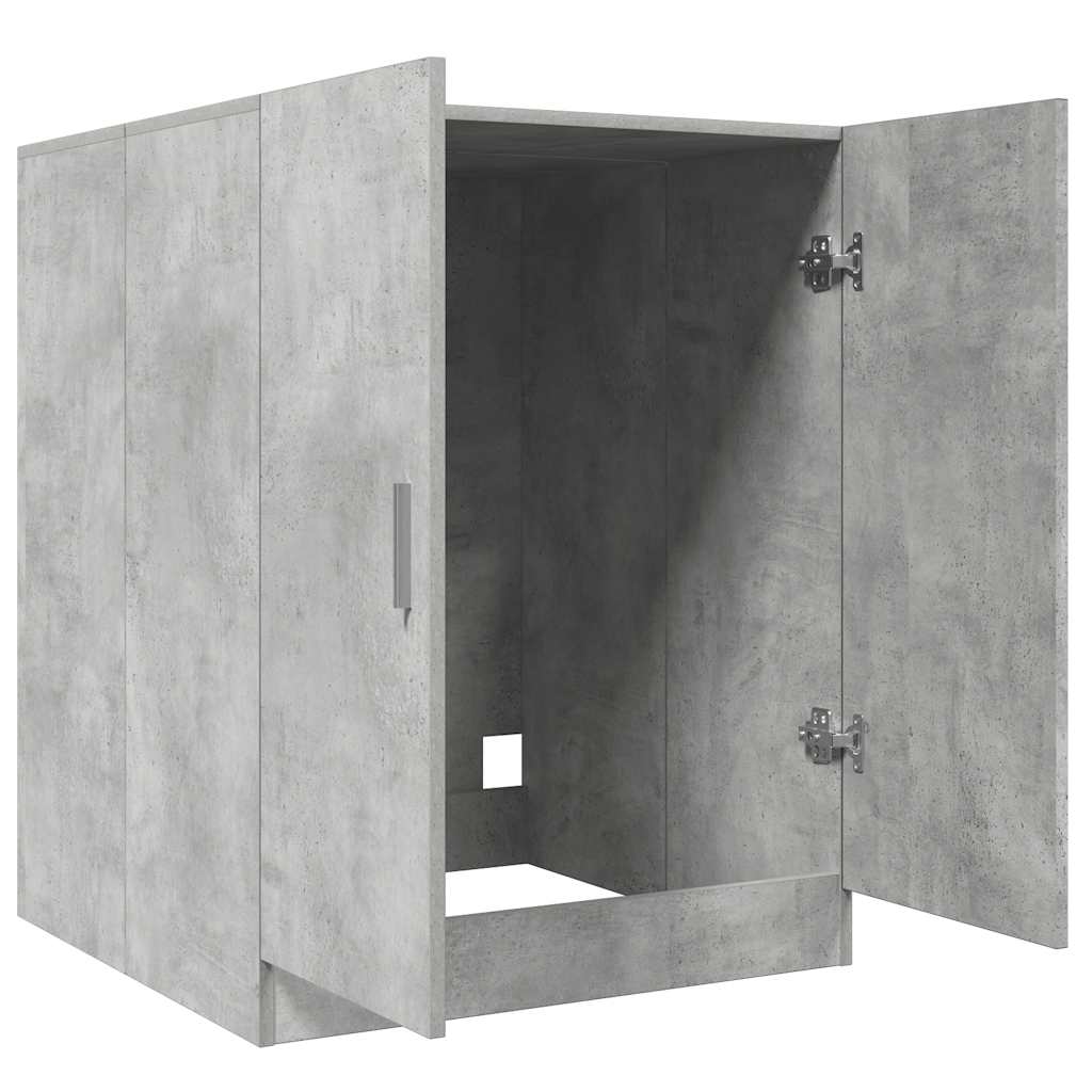 Mobile per Lavatrice Grigio Cemento 70,5x71,5x91,5 cm 856639