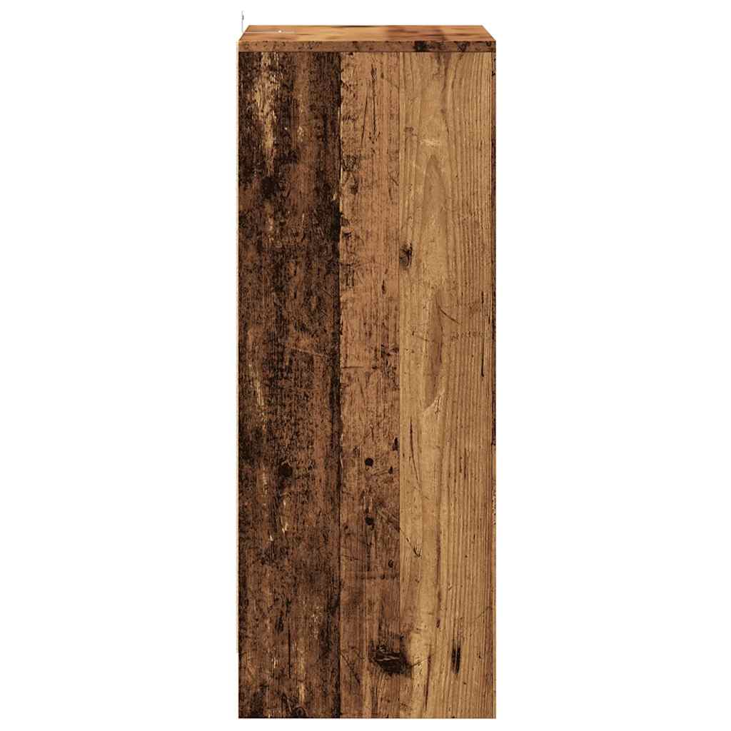 Scarpiera Legno Antico 60x35x92 cm in Legno Multistrato 856702