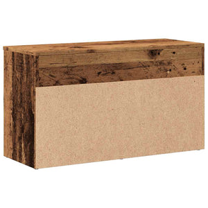 Scarpiera Legno Antico 80x30x45 cm in Legno Multistrato 856756