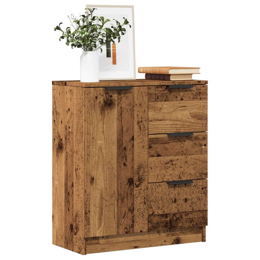 Credenza Legno Antico 60x30x70 cm in Truciolato 856836