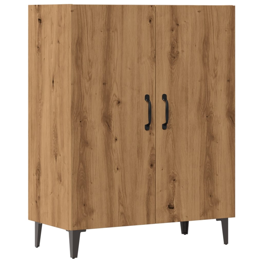 Credenza Rovere Artigianale 70x34x90 cm in Legno Multistrato 856889