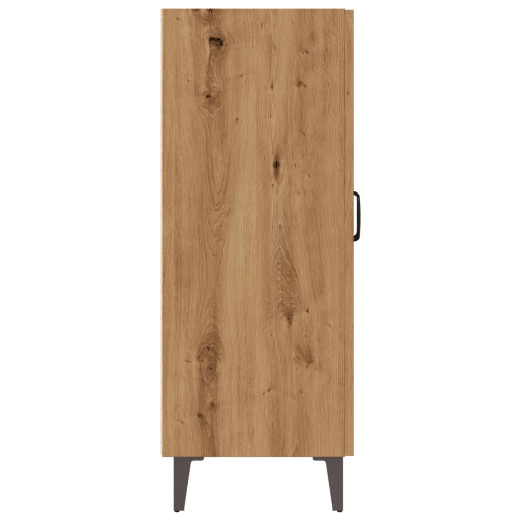 Credenza Rovere Artigianale 70x34x90 cm in Legno Multistrato 856889