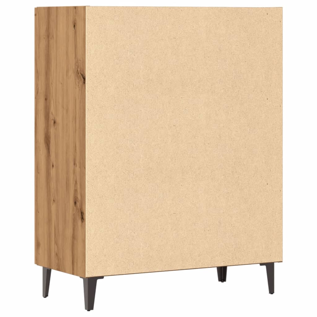 Credenza Rovere Artigianale 70x34x90 cm in Legno Multistrato 856889