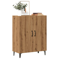 Credenza Rovere Artigianale 70x34x90 cm in Legno Multistrato 856889