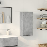 Mobile da Bagno a Parete Grigio Cemento 32x20x67 cm 856936