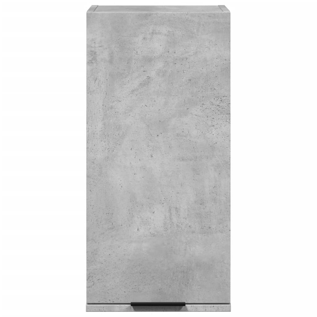 Mobile da Bagno a Parete Grigio Cemento 32x20x67 cm 856936