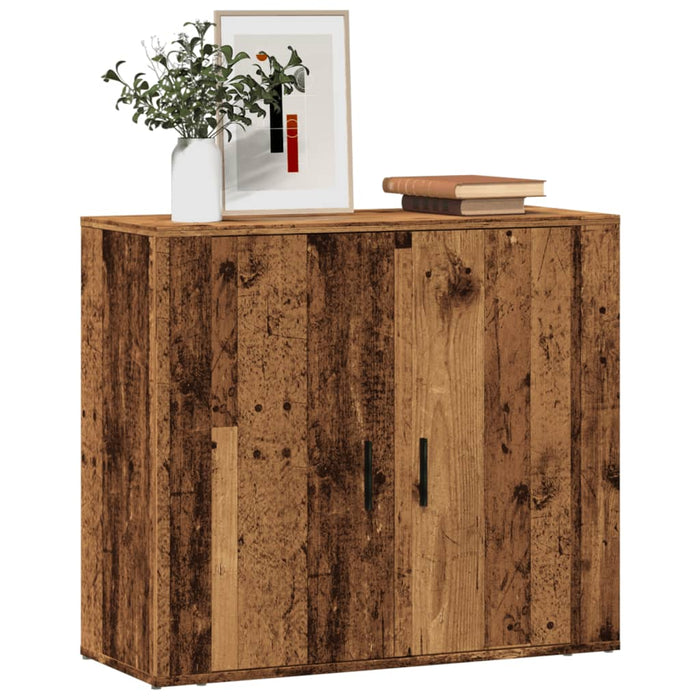 Credenza Legno Vecchio 80x33x70 cm in Truciolato 857073