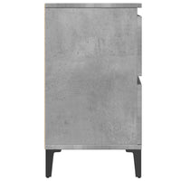 Mobile Lavabo Grigio Cemento 80x33x60 cm in Legno Multistrato 857128