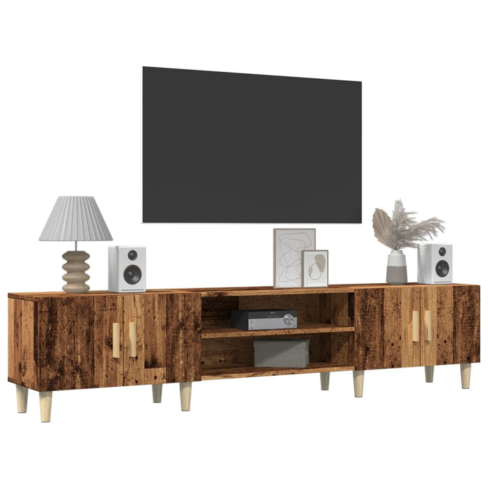 Mobile Porta TV Legno Antico 180x31,5x40cm in Legno Multistrato 857141