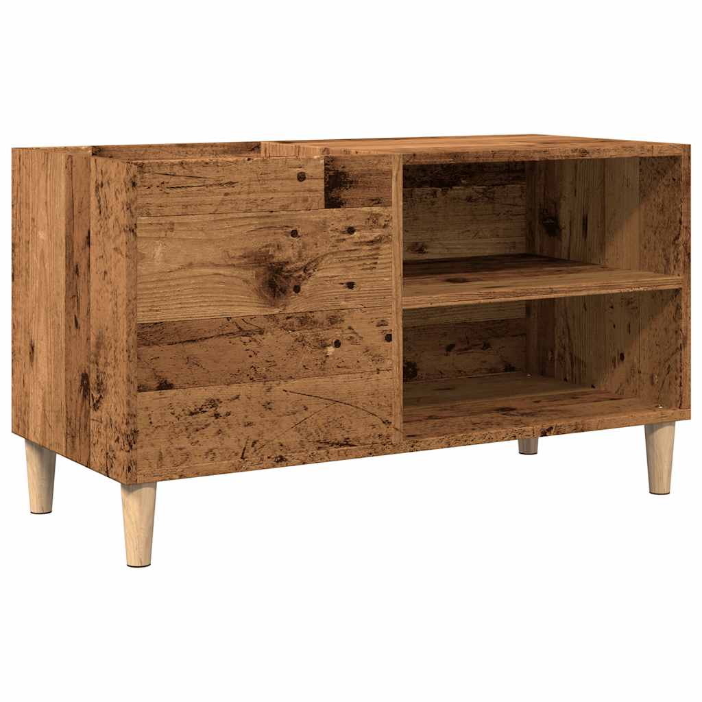 Mobile Porta Dischi Legno Antico 84,5x38x48cm Legno Multistrato 857163