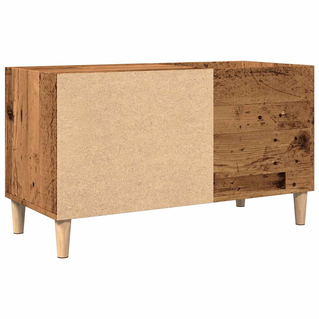 Mobile Porta Dischi Legno Antico 84,5x38x48cm Legno Multistrato 857163