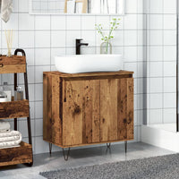 Mobile da Bagno Legno Vecchio 58x33x60 cm in Truciolato 857217