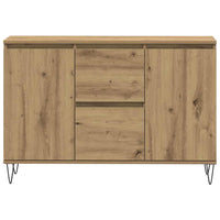 Credenza Rovere Artigianale 104x35x70 cm in Legno Multistrato 857267