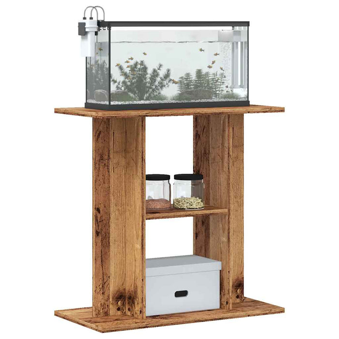 Supporto Acquario 60x30x60 cm in Legno Multistrato Legno Antico 857270