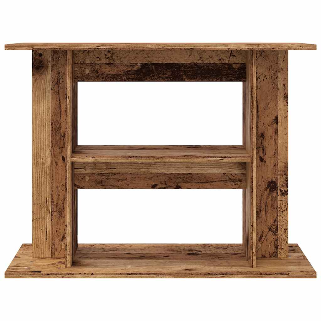 Supporto Acquario 80x35x60 cm in Legno Multistrato Legno Antico 857272