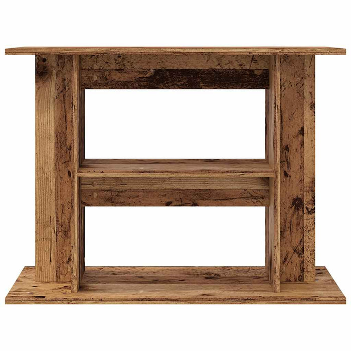 Supporto Acquario 80x35x60 cm in Legno Multistrato Legno Antico 857272