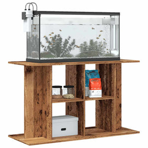 Supporto Acquario 100x40x60cm in Legno Multistrato Legno Antico 857274