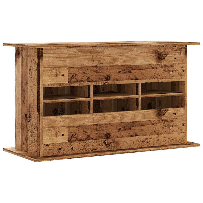 Supporto Acquario 101x41x58cm in Legno Multistrato Legno Antico 857286