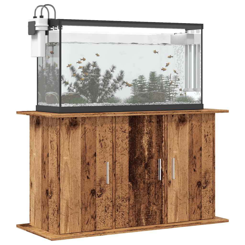 Supporto Acquario 101x41x58cm in Legno Multistrato Legno Antico 857286