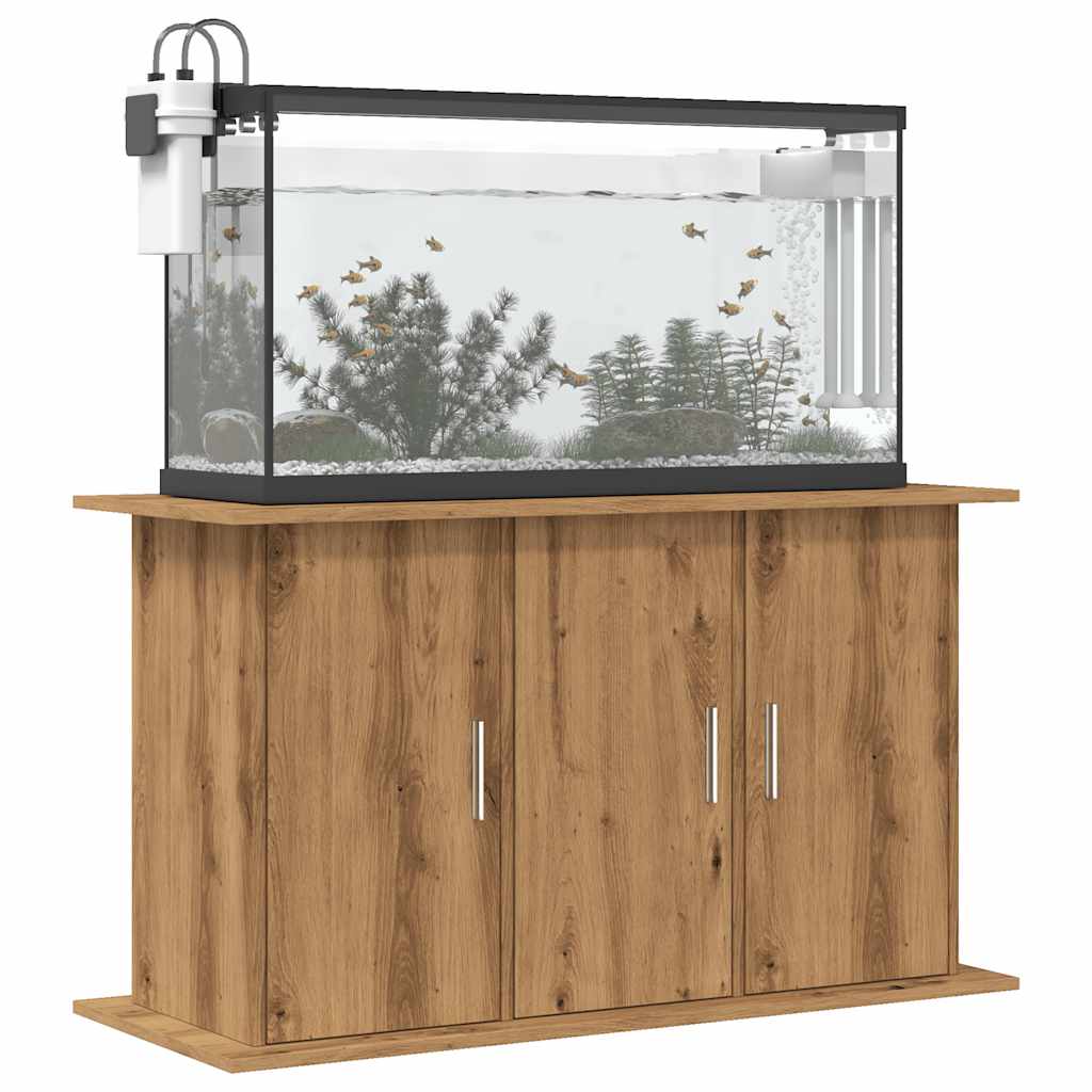 Supporto Acquario 101x41x58 cm Multistrato Rovere Artigianale 857287