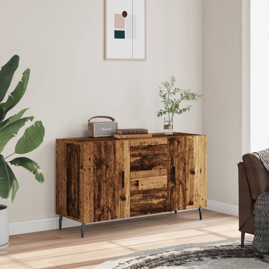 Credenza Legno Antico 100x36x60 cm in Legno Multistrato 857322