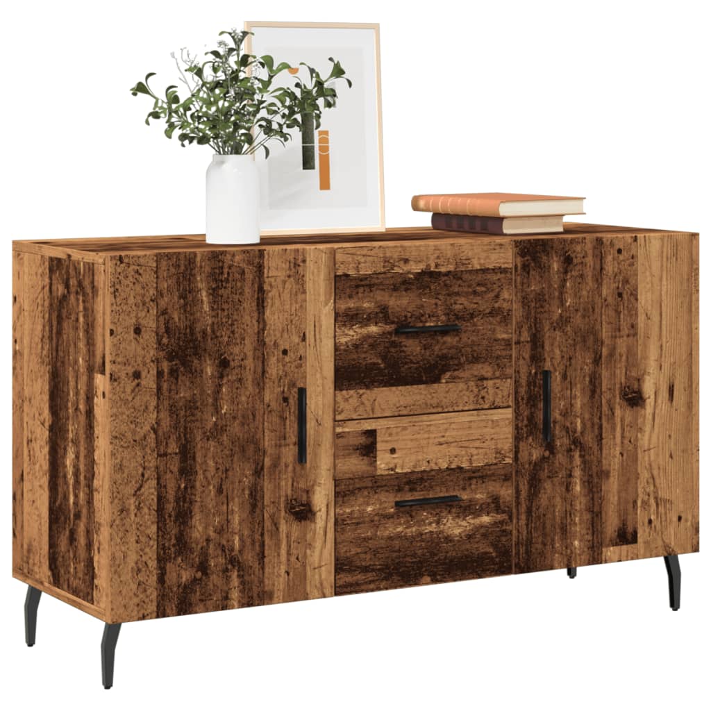 Credenza Legno Antico 100x36x60 cm in Legno Multistrato 857322