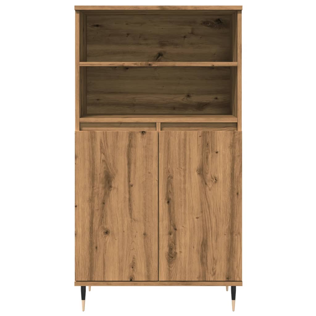 Credenza Rovere Artigianale 60x36x110 cm in Legno Multistrato 857459