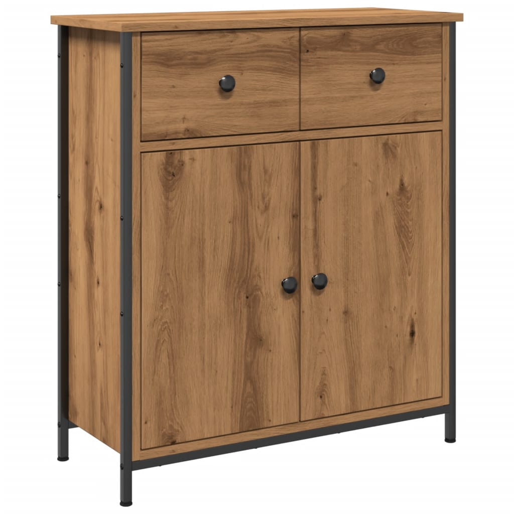 Credenza Rovere Artigianale 70x41x56 cm in Legno Multistrato 857471