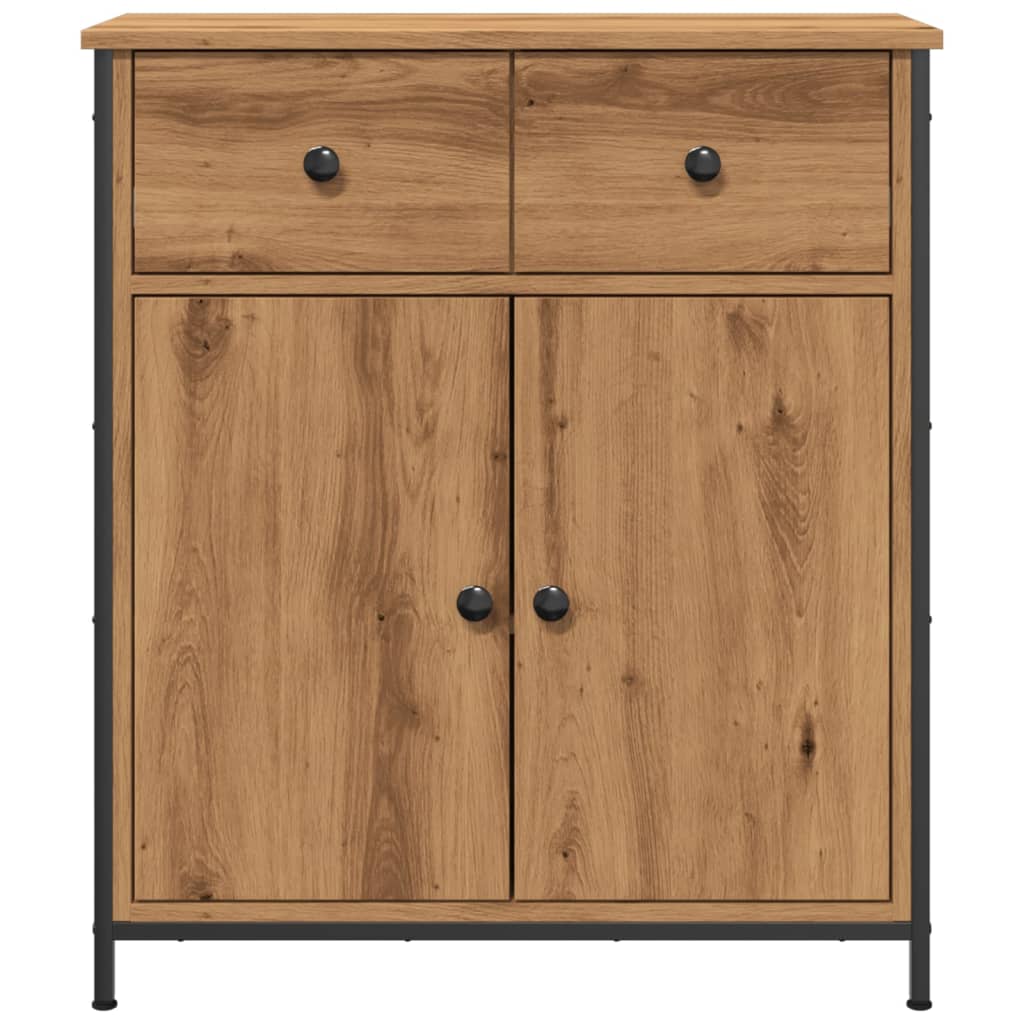 Credenza Rovere Artigianale 70x41x56 cm in Legno Multistrato 857471