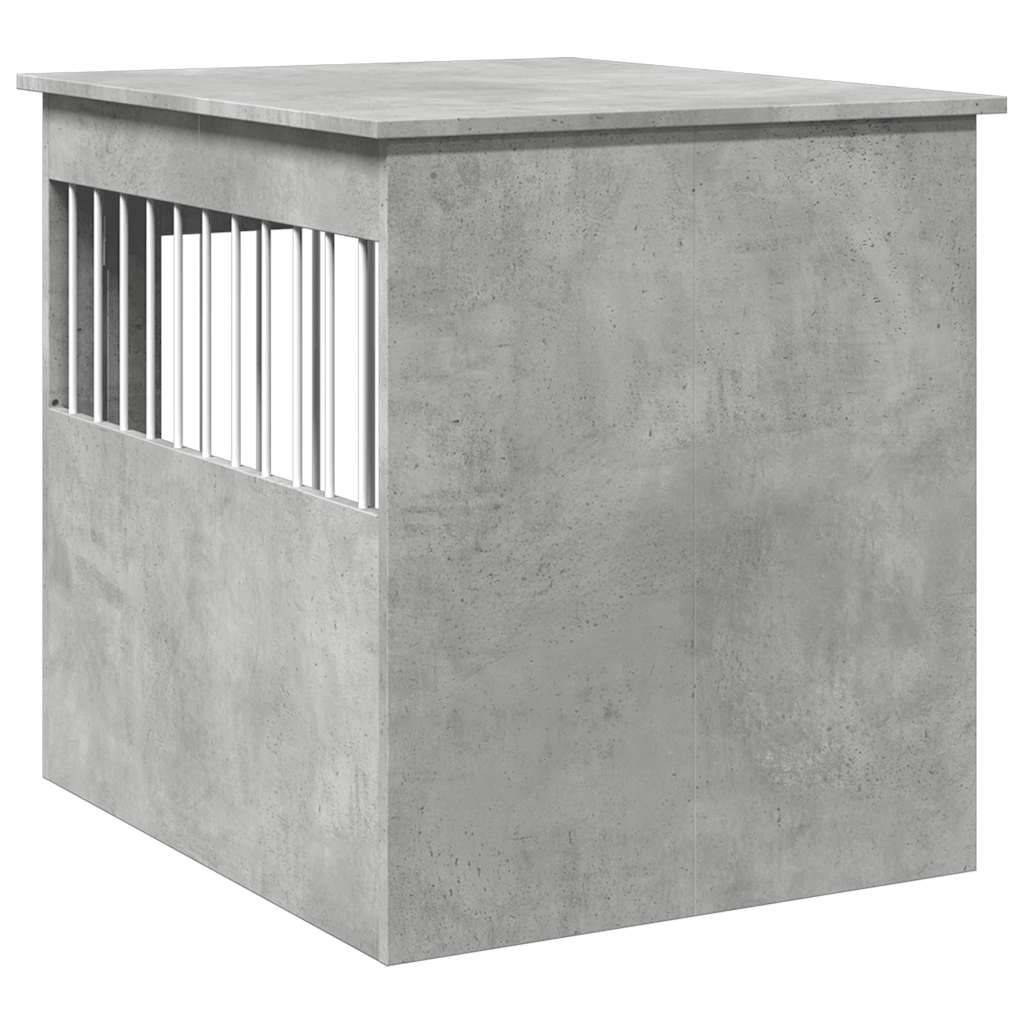 Gabbia Cani Arredamento Grigio Cemento 64,5x80x71cm Multistrato 857644