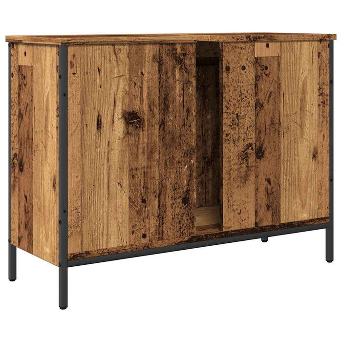 Mobile Sottolavabo Legno Antico 80x30x60 cm Legno Multistrato 857700