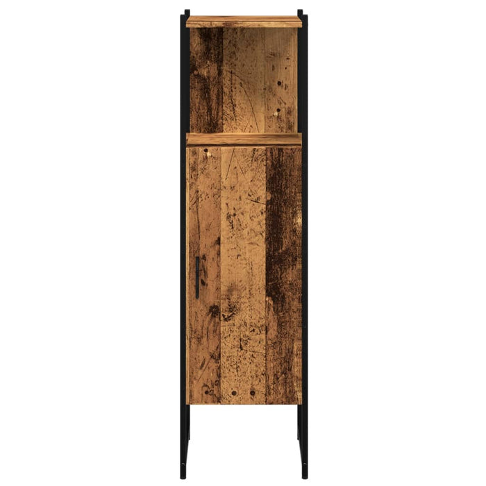 Armadietto Bagno Legno Antico 33x33x120,5 cm Legno Multistrato 857706