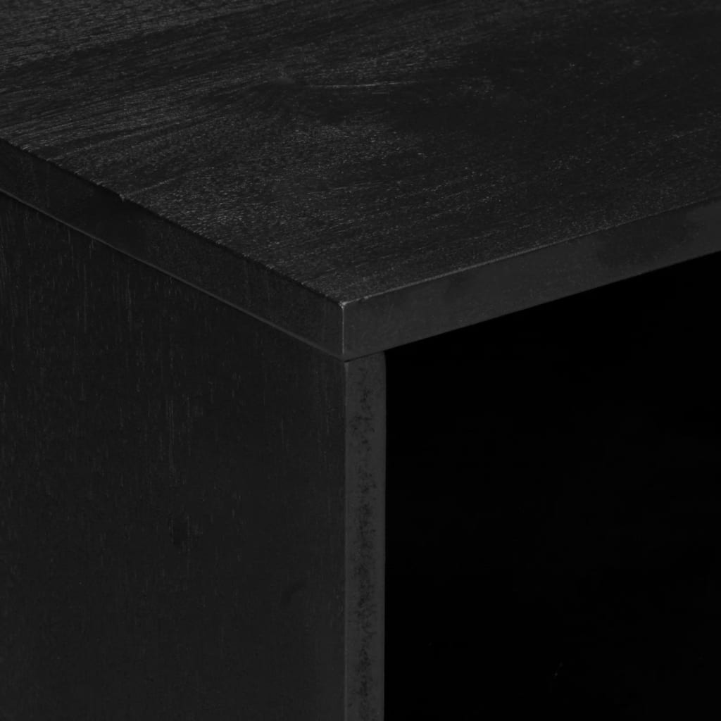 Comodino Nero 50x33x62 cm in Legno Multistrato 4017658