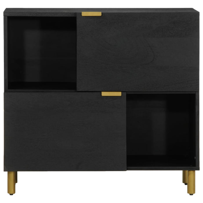 Credenza Nera 80x33x75 cm in Legno Multistrato 4017675