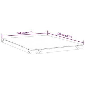 Coprimaterasso Bianco 140x200 cm Impermeabile 4100171